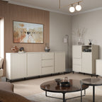 Avery Sideboard 3 Door 3 Drawer in Cashmere