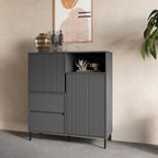 Avery Sideboard 2 Door 2 Drawer in Anthracite