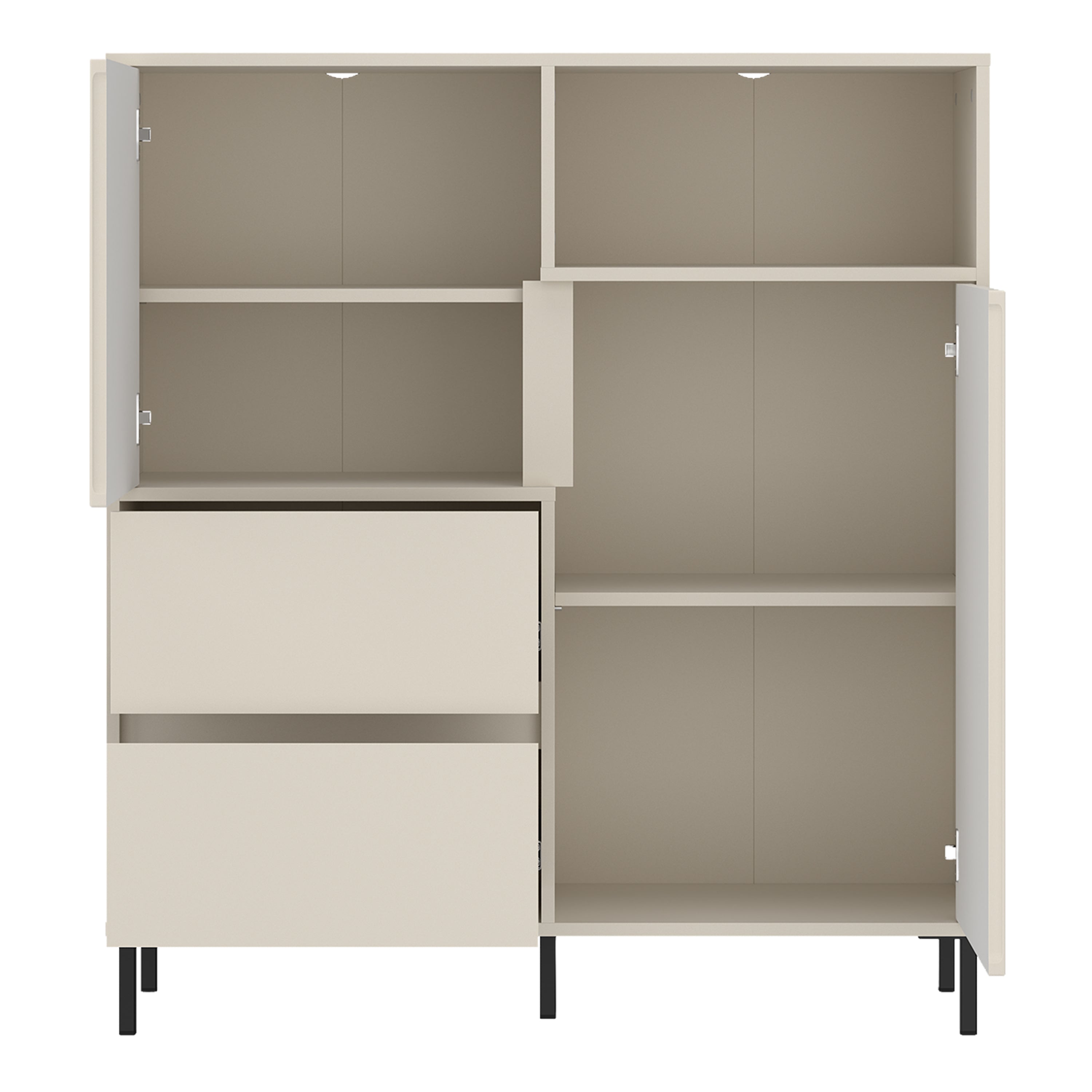 Avery Sideboard 2 Door 2 Drawer in Cashmere