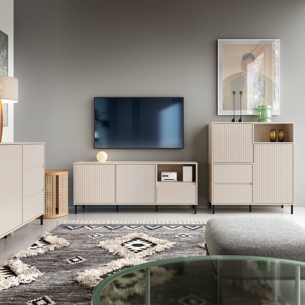 Avery Sideboard 2 Door 2 Drawer in Cashmere