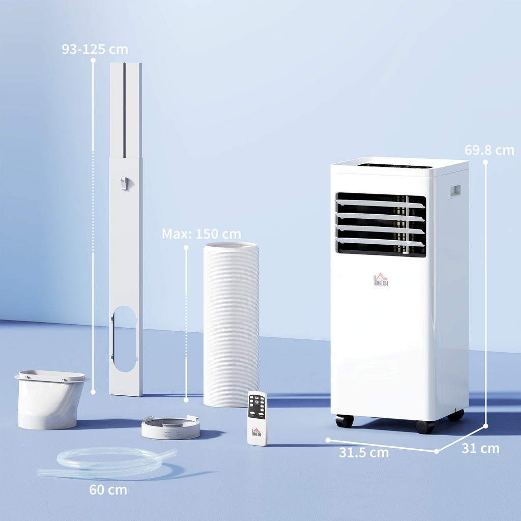 Portable Air Conditioner 5000 BTU, 4-in-1 Cooling, Dehumidifier, Fan, Sleep Mode, Air Conditioning Unit with Digital Display & Remote Control, 24H Timer, Window Venting Kit, for Room up to 18?