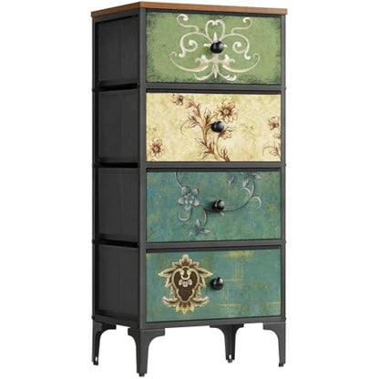 LYNCOHOME 4 Drawer Narrow Chest