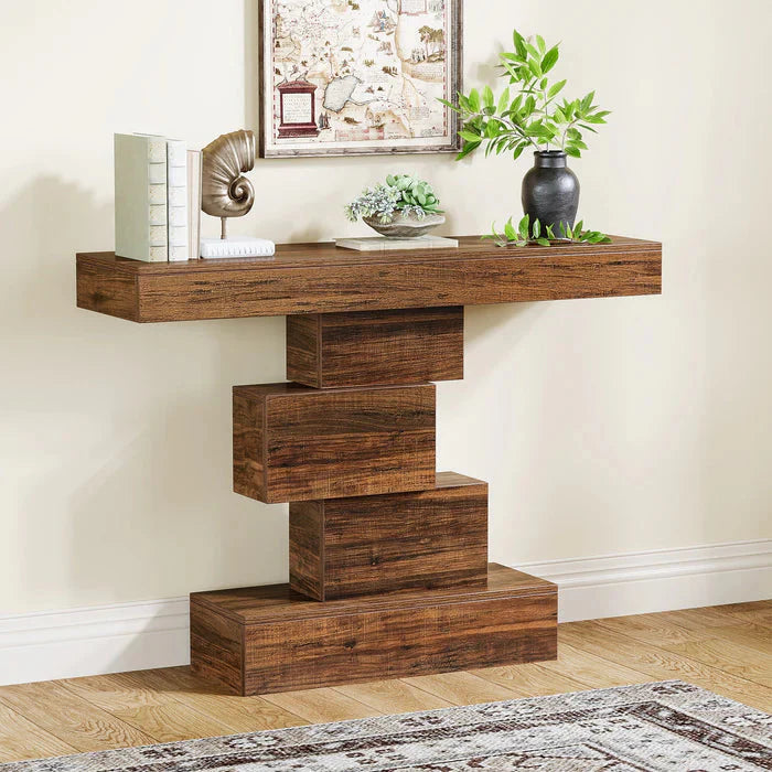 Geometric Hall/ Console Table - 107cm