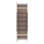 Tanisha Tall Narrow Glazed Display Cabinet with Internal Shelves (inc. Plexi Lighting)