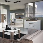 Tanisha Wide 4 Door 2 Drawer Sideboard (inc. Plexi Lighting)