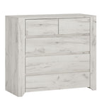 Annaliese Trio - 1 Drawer Bedside Cabinet + 2+3 Chest of Drawers + 2 Door 2 Drawer Fitted Wardrobe