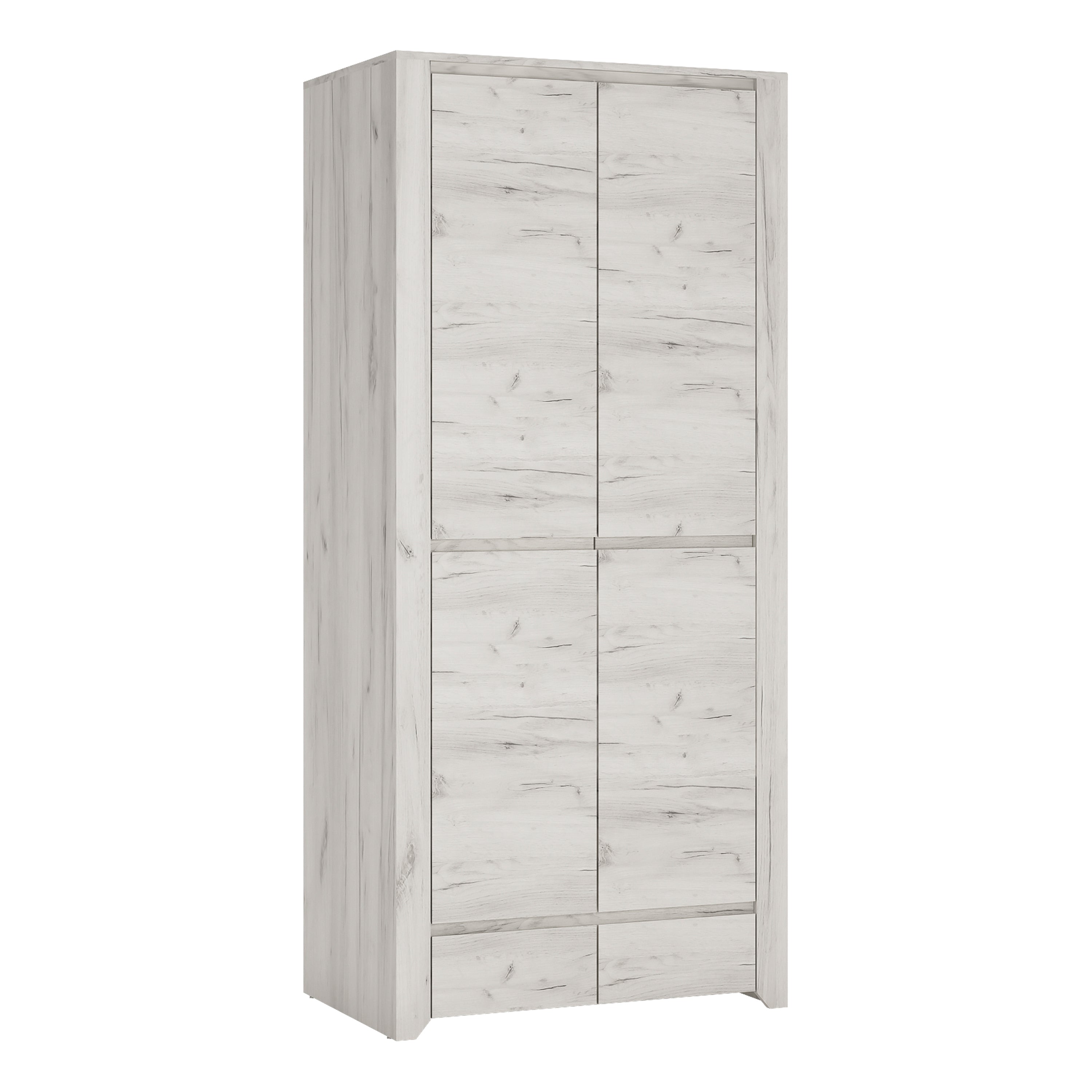 Annaliese Trio - 1 Drawer Bedside Cabinet + 2+3 Chest of Drawers + 2 Door 2 Drawer Fitted Wardrobe