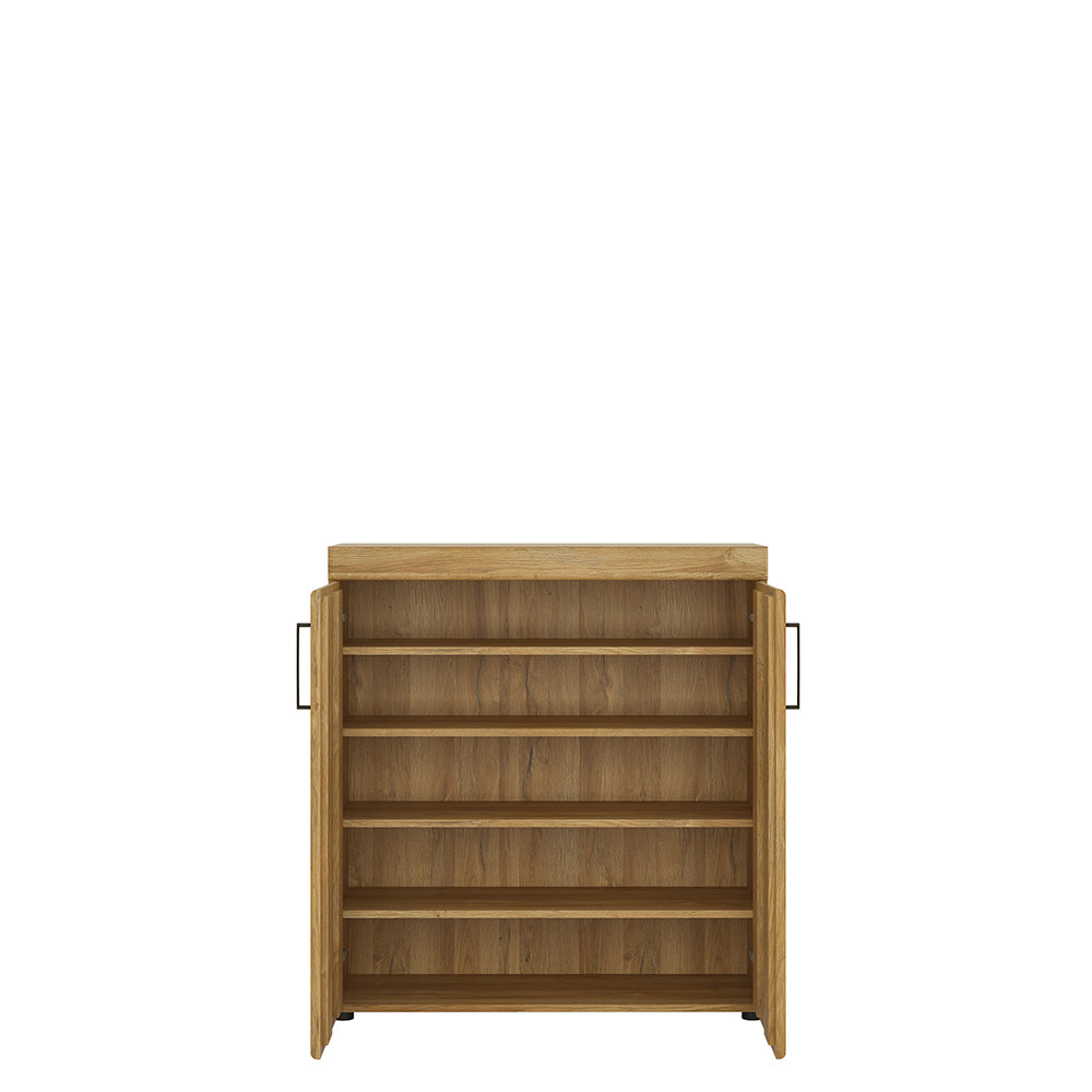 Chester 2 Door Shoe Cabinet in Grandson Oak