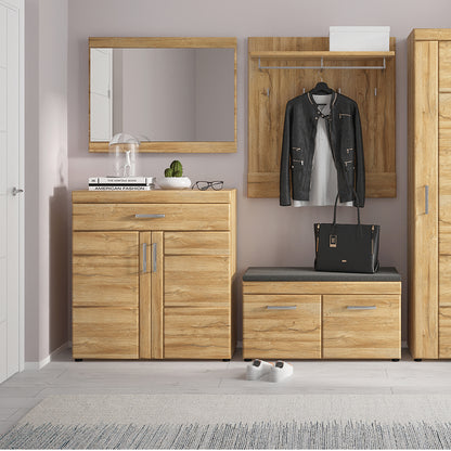 Chester 2 Door Shoe Cabinet in Grandson Oak