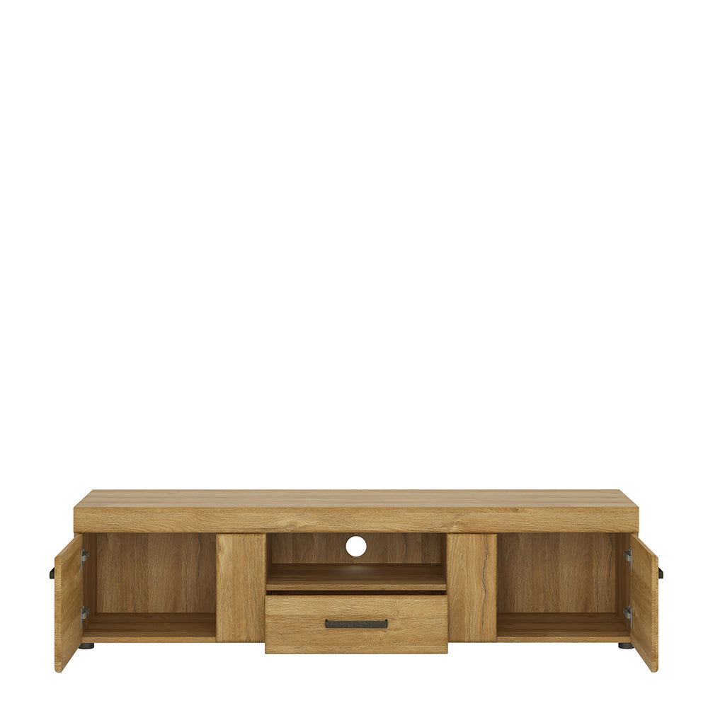 Chester 2 Door 1 Drawer Wide TV Cabinet in Grandson Oak