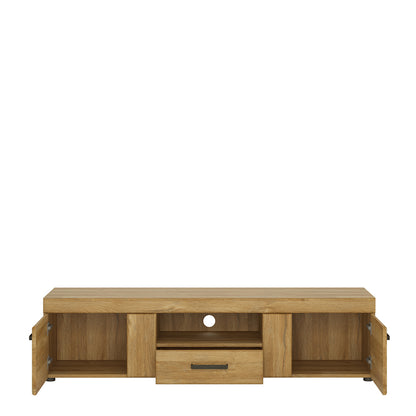 Chester 2 Door 1 Drawer Wide TV Cabinet in Grandson Oak