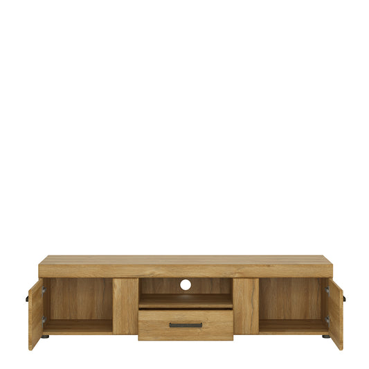 Chester 2 Door 1 Drawer Wide TV Cabinet in Grandson Oak