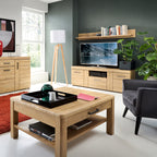 Chester 2 Door 1 Drawer Tall TV Cabinet in Grandson Oak