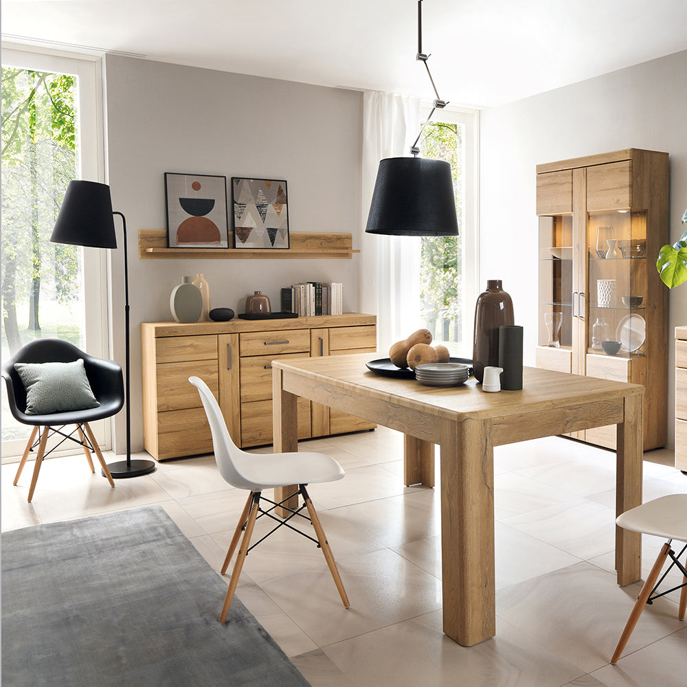 Cortina Wall Shelf 156cm in Grandson Oak