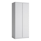 Faraday 2 Door Wardrobe in White
