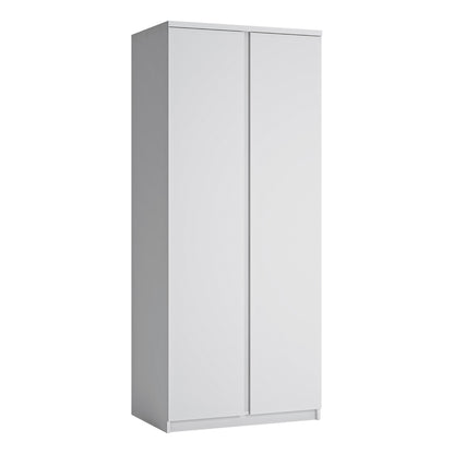 Faraday 2 Door Wardrobe in White