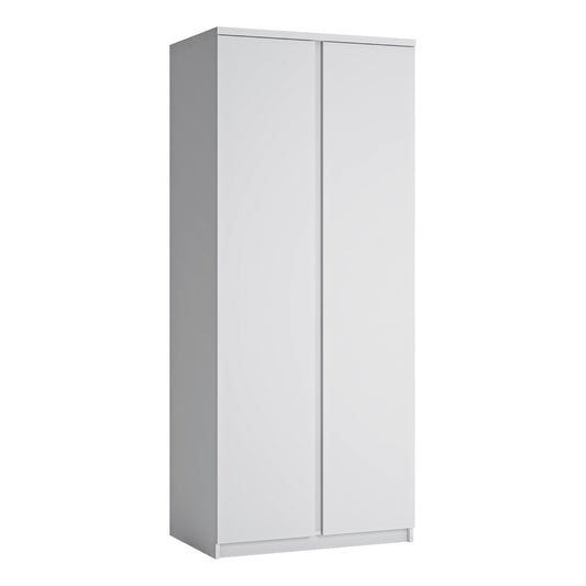 Faraday 2 Door Wardrobe in White