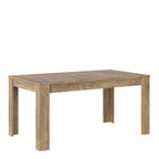 Raif Extending Dining Table 160-200cm in Chestnut and Matera Grey