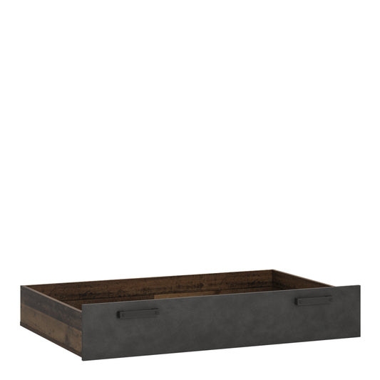 Brandon Underbed Drawer in Walnut and Dark Matera Grey