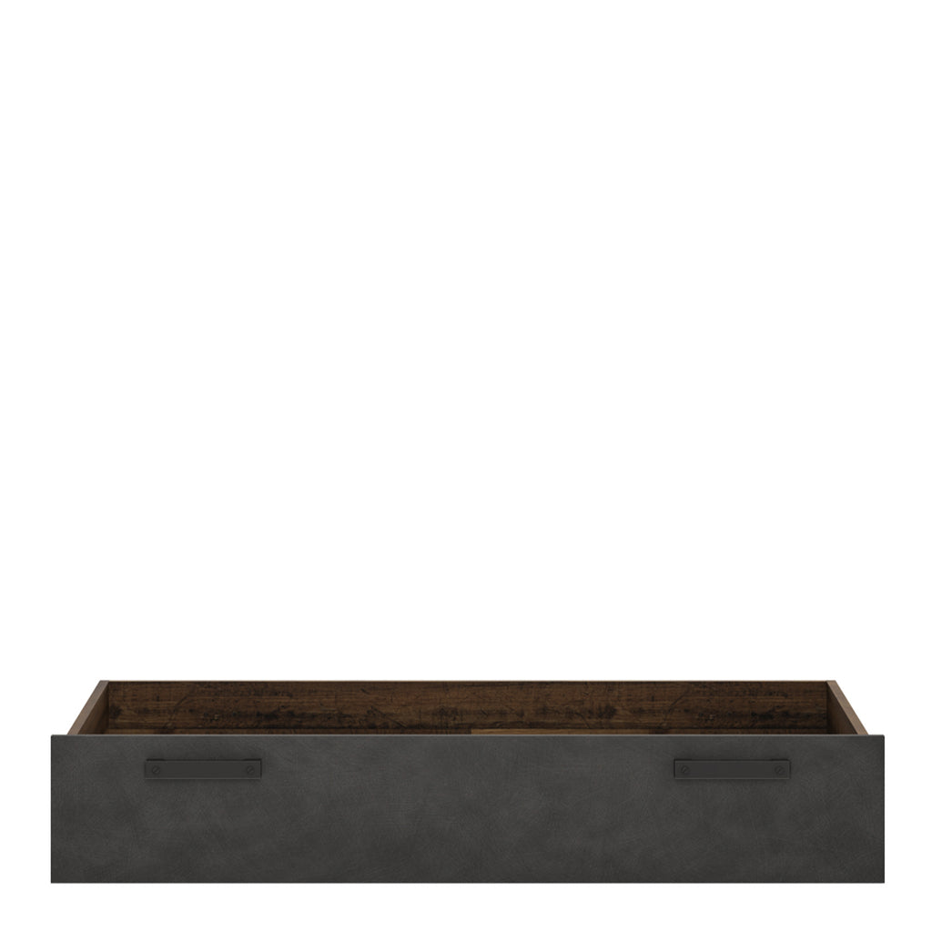 Brandon Underbed Drawer in Walnut and Dark Matera Grey