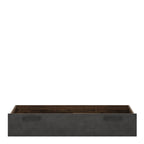 Brandon Underbed Drawer in Walnut and Dark Matera Grey