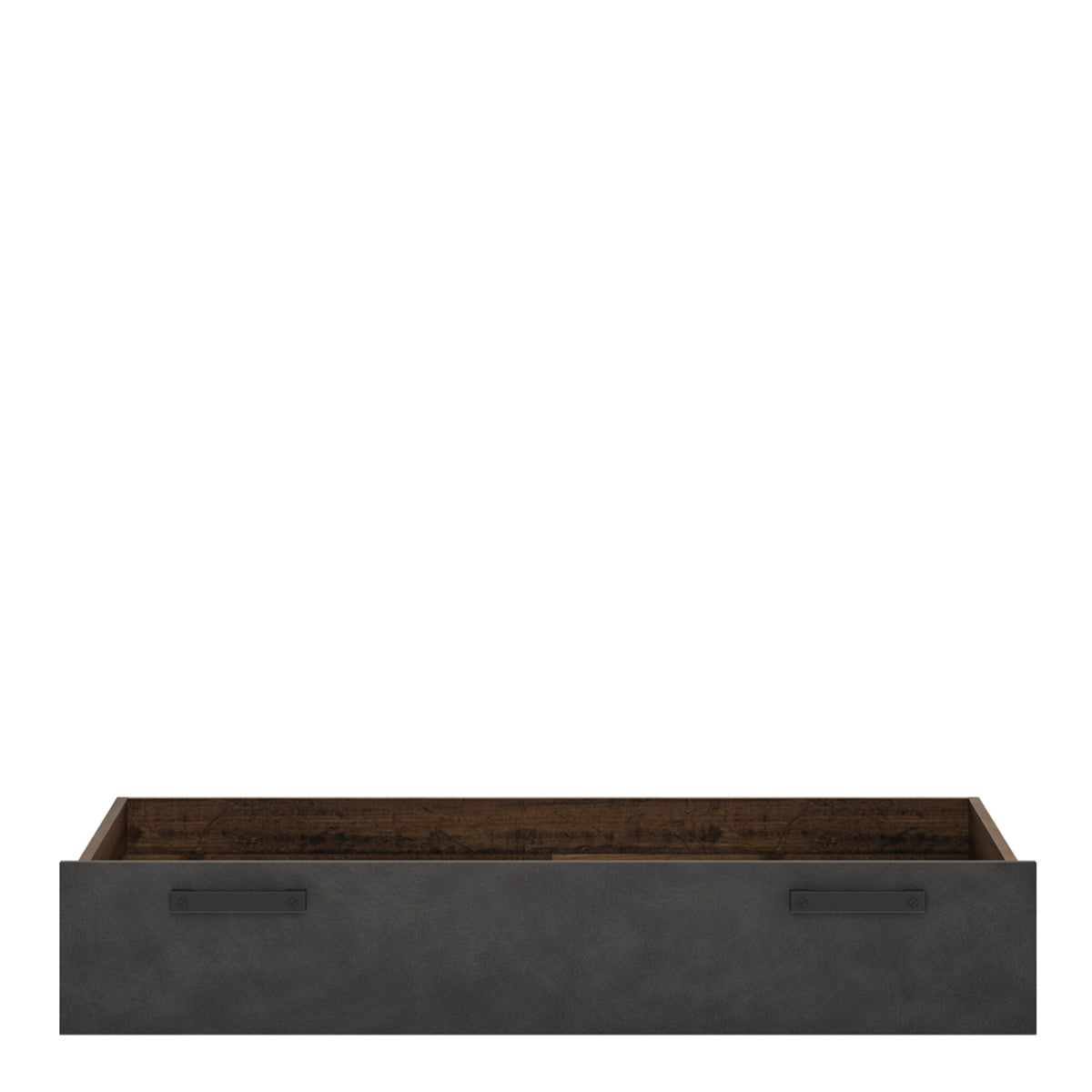 Brandon Underbed Drawer in Walnut and Dark Matera Grey