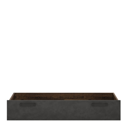 Brandon Underbed Drawer in Walnut and Dark Matera Grey