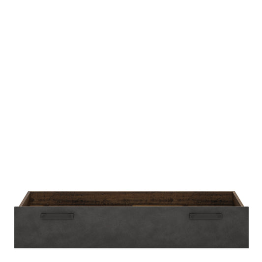 Brandon Underbed Drawer in Walnut and Dark Matera Grey