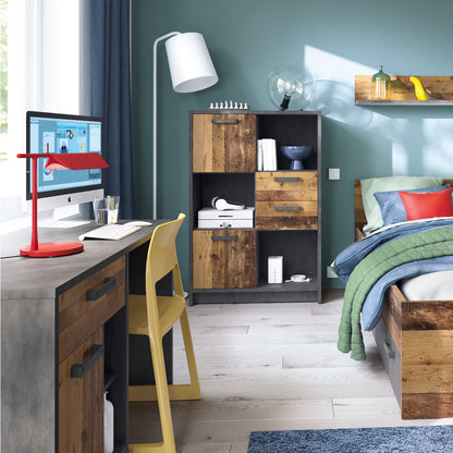 Brandon Single Bed 90cm in Walnut