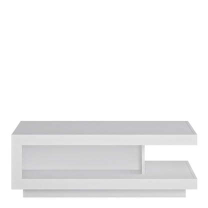 Lucille Coffee Table in White and High Gloss