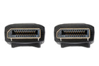Maplin Lockable 4K Ultra HD DisplayPort Cable - Black, 1m