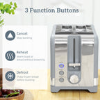 Sleek Textured Kettle and Toaster Set - Grey
