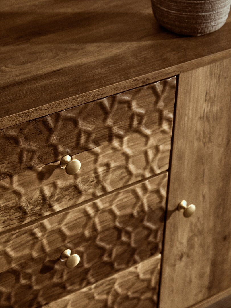 Freya Wood Veneer Sideboard