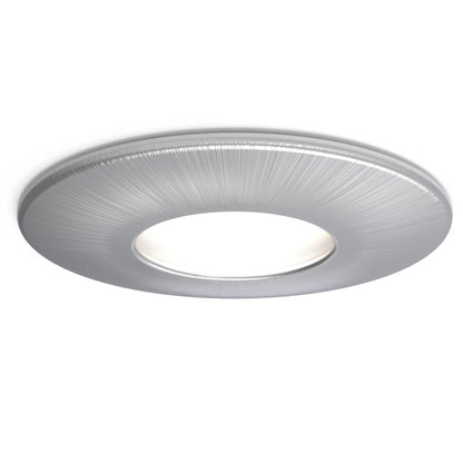 4lite IP65 GU10 Fire-Rated Downlight - Satin Chrome