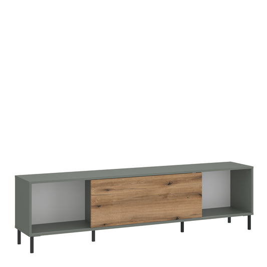 Danica TV Cabinet 1 Door 50cm High in Green/Oak