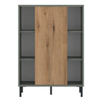 Danica Sideboard 1 Door in Green/Oak