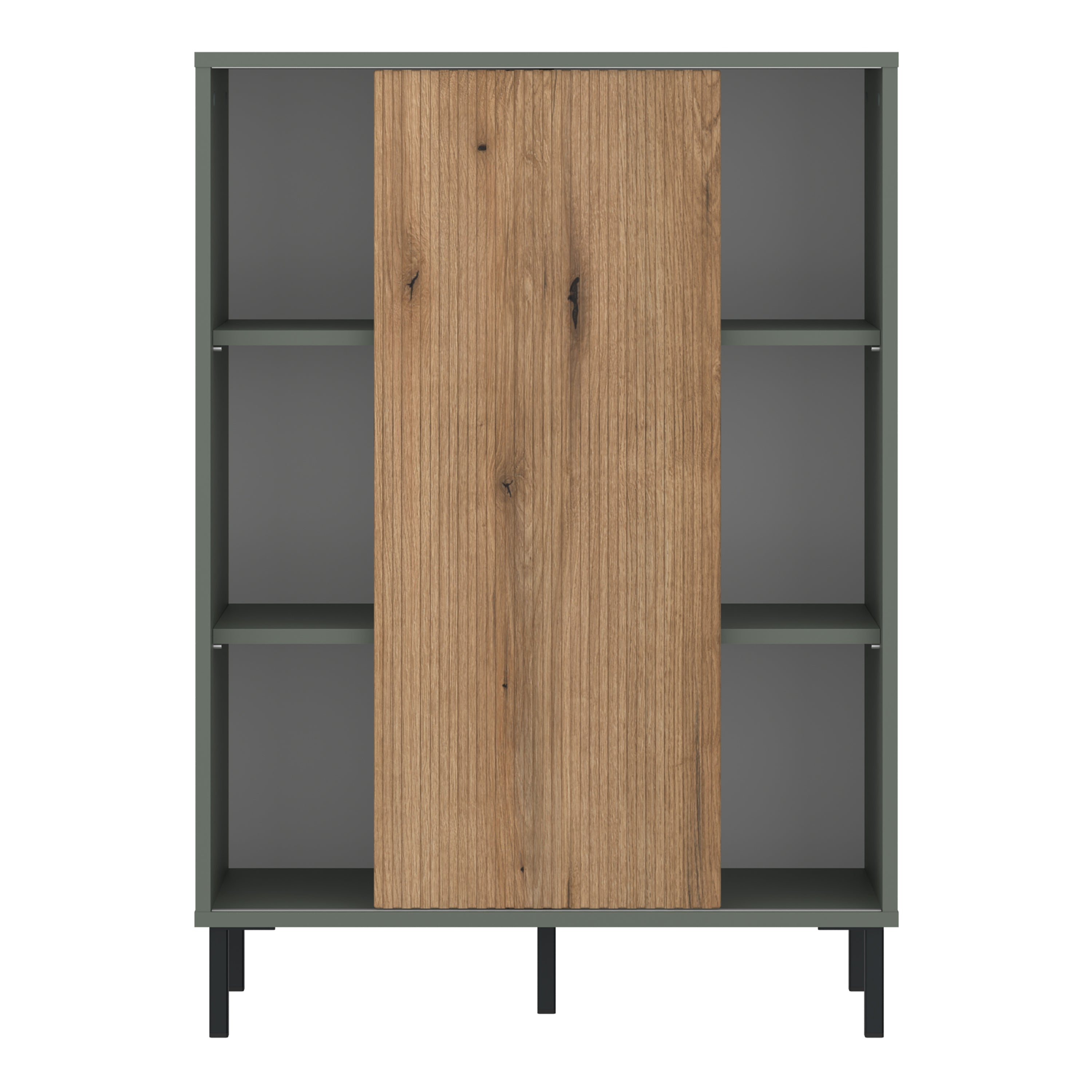 Danica Sideboard 1 Door in Green/Oak