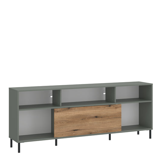 Danica TV Cabinet 1 Door 73cm High in Green/Oak
