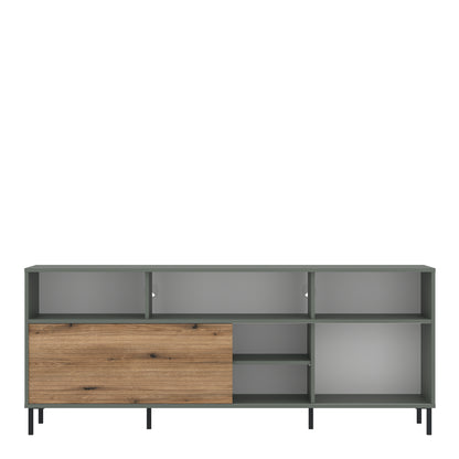Danica TV Cabinet 1 Door 73cm High in Green/Oak