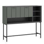 Atticus Bar Table 1 Flap in Green/Grey