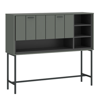 Atticus Bar Table 1 Flap in Green/Grey