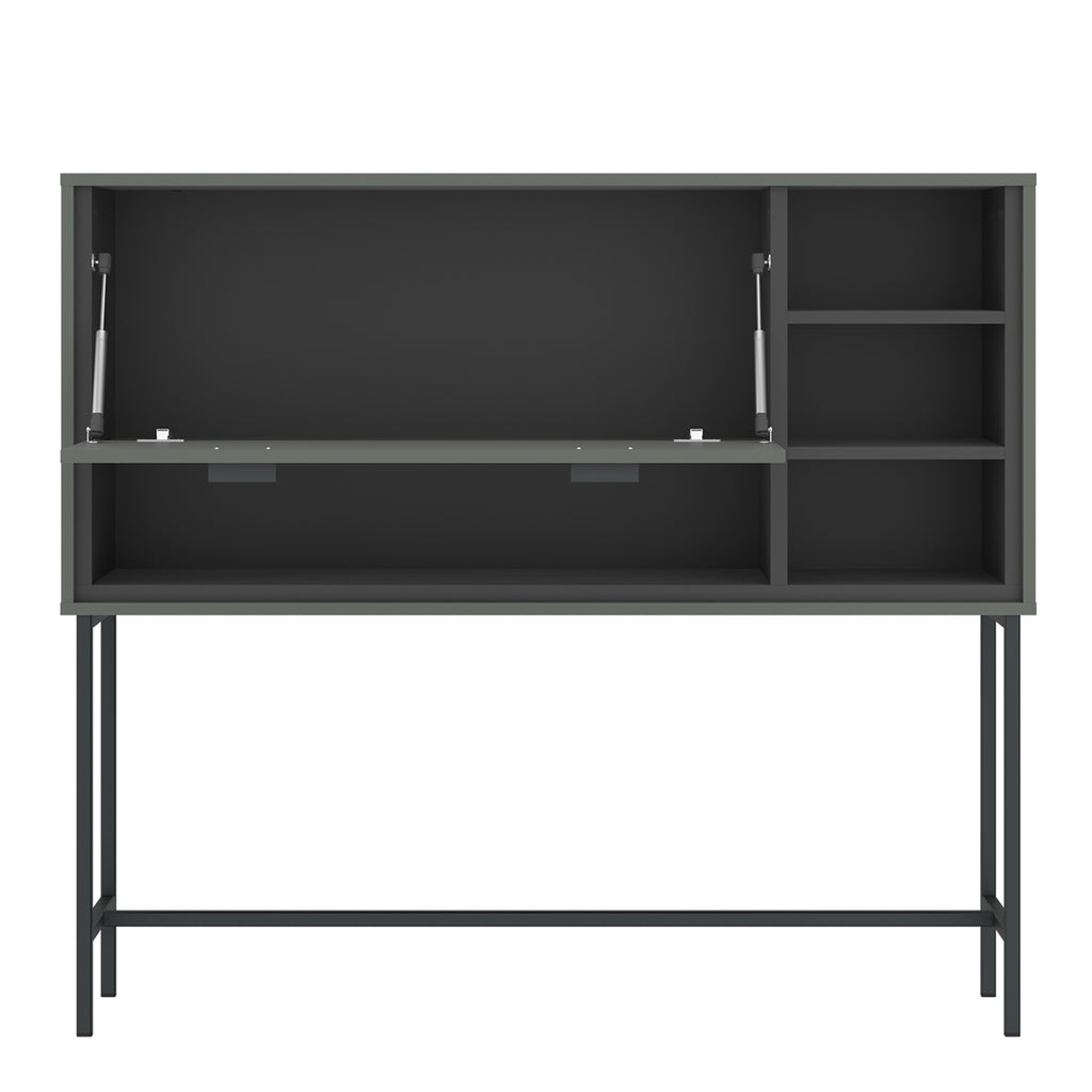 Atticus Bar Table 1 Flap in Green/Grey