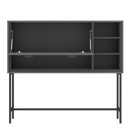 Atticus Bar Table 1 Flap in Green/Grey