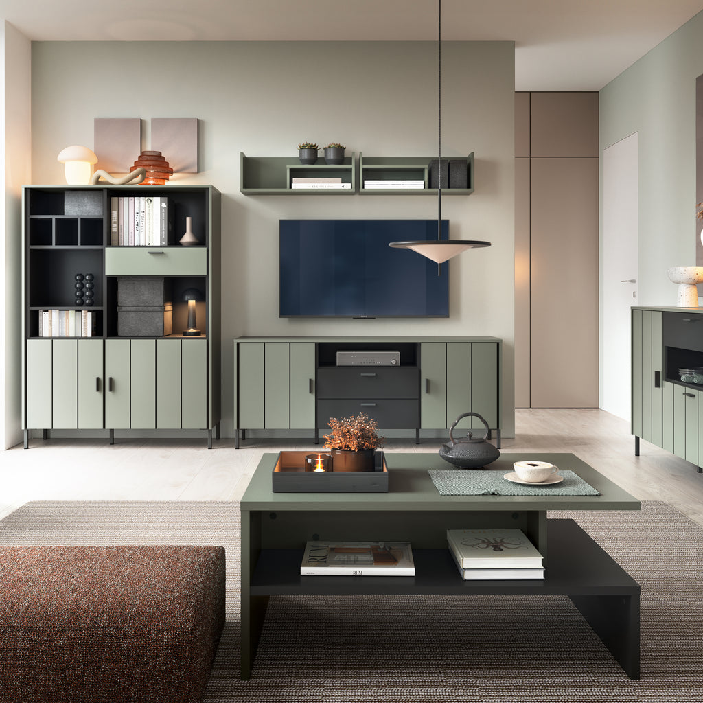 Atticus Coffee Table in Green/Grey