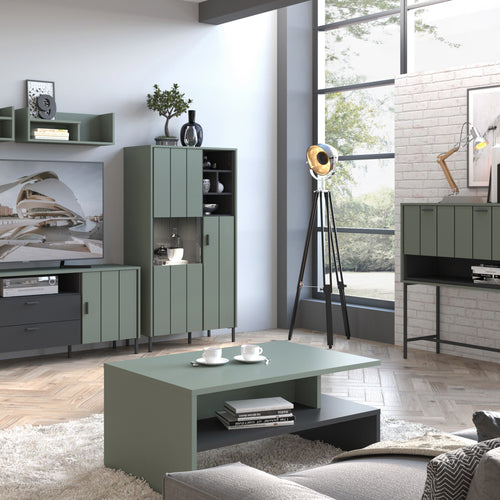 Atticus Coffee Table in Green/Grey