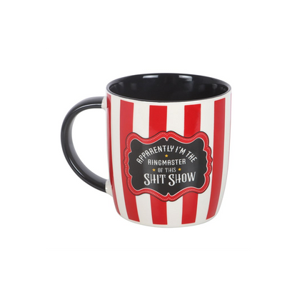 Red Striped Ringmaster Mug