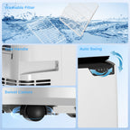 Portable Air Conditioner 12000 BTU, 4-in-1 AC Unit with Cool, Dehumidifier, Fan, Sleep Mode, WiFi Voice Remote Control