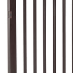 PawHut 3 Panel Stair Gate Foldable Dog Door Gate Indoor Free Standing Safety Gate Pet Barrier 76cm Height