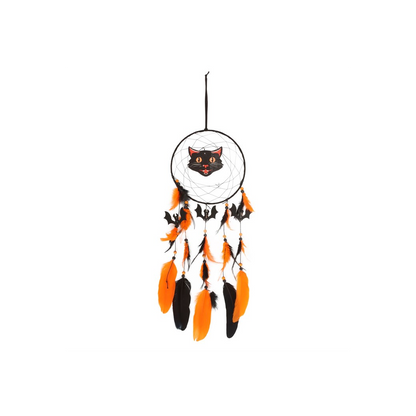 Black Cat Halloween Dreamcatcher