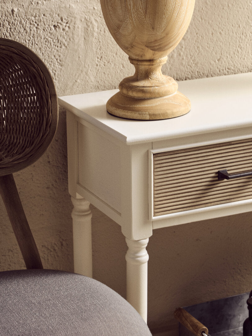 Hamilton 2 Drawers White Console Table